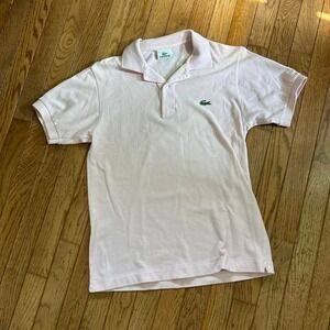 Vintage Pink Lacoste Polo Shirt